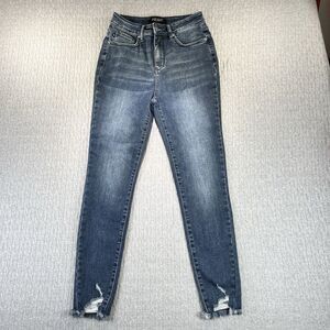 Judy blue Skinny Fit Women's pants‎ size (5/27) faded, distressed blue jeans